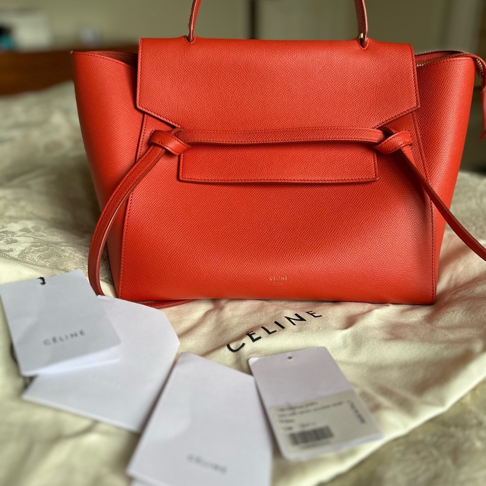 Celine Vermillion Small Belt Bag